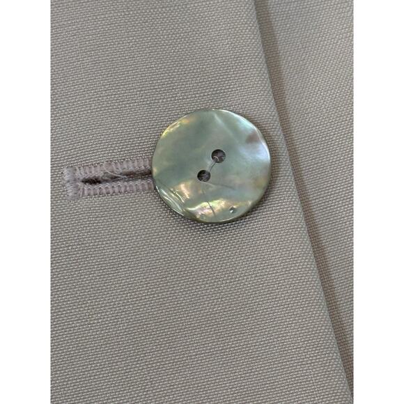 Vintage Christian Dior Baby Pink Blush Blazer Mother Pearl Buttons The Suit 80s - Picture 16 of 16